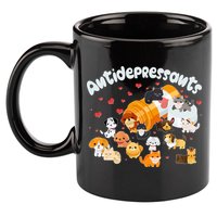 Funny Cute Antidepressants Pets Puppies And Kittens 11oz C Handle Ceramic Mug