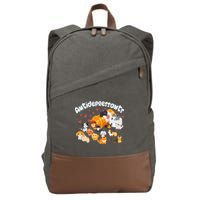 Funny Cute Antidepressants Pets Puppies And Kittens Cotton Canvas Backpack