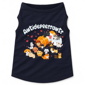 Funny Cute Antidepressants Pets Puppies And Kittens Doggie Tank