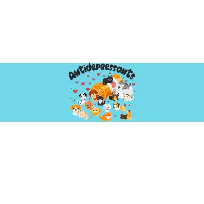 Funny Cute Antidepressants Pets Puppies And Kittens Bumper Sticker