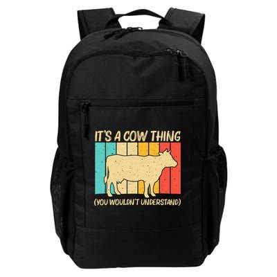 Funny Cow Art For Cow Farmer Dairy Farming Lover Backpack