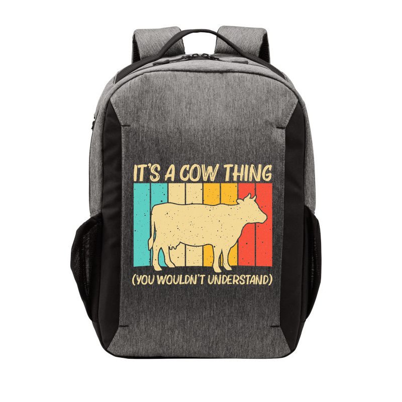 Funny Cow Art For Cow Farmer Dairy Farming Lover Vector Backpack
