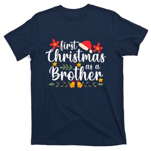 First Christmas As A Brother Funny Xmas Christmas T-Shirt