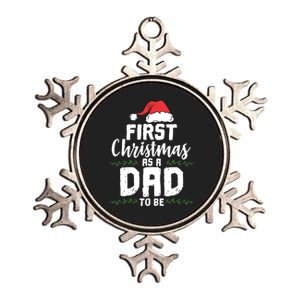 First Christmas As A Daddy To Be Future Father Xmas Gift Metallic Star Ornament