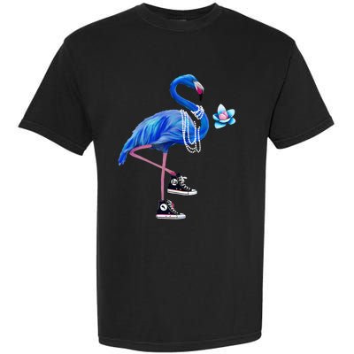 Flamingo Chucks And Pearls Comma La Harris Waltz 2024 Garment-Dyed Heavyweight T-Shirt