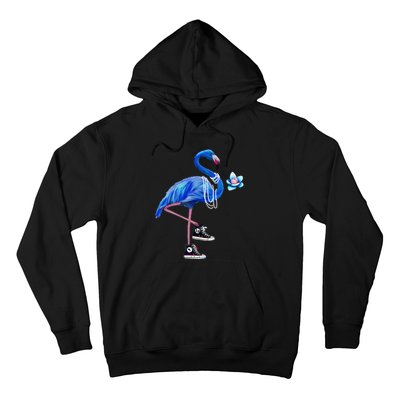 Flamingo Chucks And Pearls Comma La Harris Waltz 2024 Hoodie