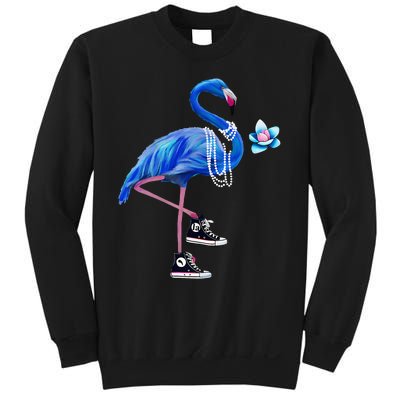 Flamingo Chucks And Pearls Comma La Harris Waltz 2024 Sweatshirt