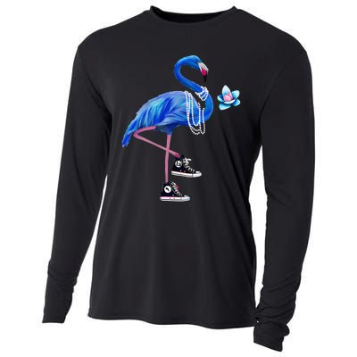 Flamingo Chucks And Pearls Comma La Harris Waltz 2024 Cooling Performance Long Sleeve Crew