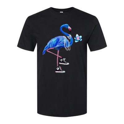 Flamingo Chucks And Pearls Comma La Harris Waltz 2024 Softstyle CVC T-Shirt