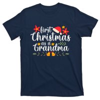 First Christmas As A Grandma Funny Xmas Christmas Grandma T-Shirt