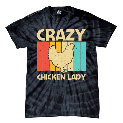 Funny Chicken Art For  Mom Chicken Farmer Poultry Lover Tie-Dye T-Shirt