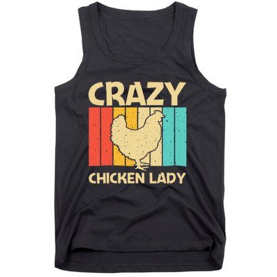 Funny Chicken Art For  Mom Chicken Farmer Poultry Lover Tank Top