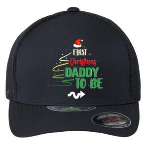 First Christmas As A Daddy To Be Future Father Xmas Gift Flexfit Unipanel Trucker Cap