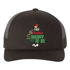 First Christmas As A Daddy To Be Future Father Xmas Gift Yupoong Adult 5-Panel Trucker Hat