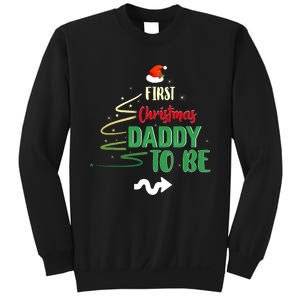 First Christmas As A Daddy To Be Future Father Xmas Gift Sweatshirt