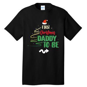 First Christmas As A Daddy To Be Future Father Xmas Gift Tall T-Shirt