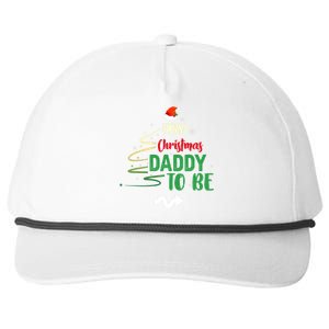 First Christmas As A Daddy To Be Future Father Xmas Gift Snapback Five-Panel Rope Hat