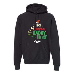 First Christmas As A Daddy To Be Future Father Xmas Gift Premium Hoodie