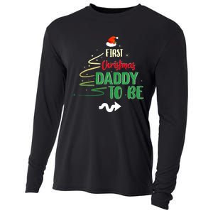 First Christmas As A Daddy To Be Future Father Xmas Gift Cooling Performance Long Sleeve Crew