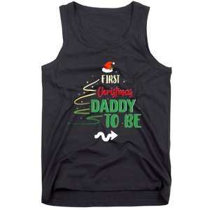 First Christmas As A Daddy To Be Future Father Xmas Gift Tank Top