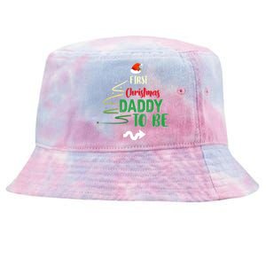 First Christmas As A Daddy To Be Future Father Xmas Gift Tie-Dyed Bucket Hat