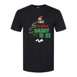 First Christmas As A Daddy To Be Future Father Xmas Gift Softstyle CVC T-Shirt