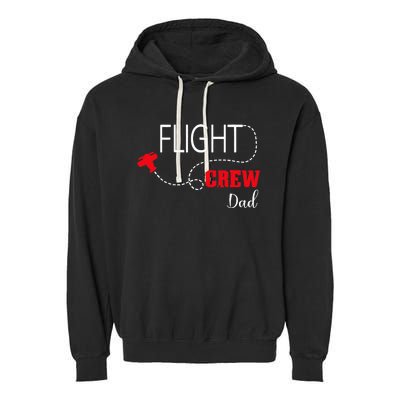 Flight Crew Airplane Birthday Dad, airplane Matching Family Garment-Dyed Fleece Hoodie