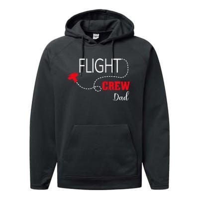 Flight Crew Airplane Birthday Dad, airplane Matching Family Performance Fleece Hoodie