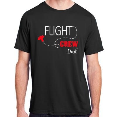 Flight Crew Airplane Birthday Dad, airplane Matching Family Adult ChromaSoft Performance T-Shirt