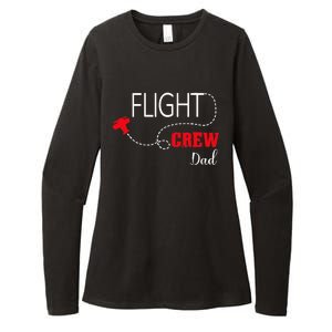 Flight Crew Airplane Birthday Dad, airplane Matching Family Womens CVC Long Sleeve Shirt