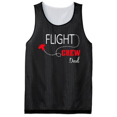 Flight Crew Airplane Birthday Dad, airplane Matching Family Mesh Reversible Basketball Jersey Tank