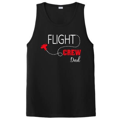 Flight Crew Airplane Birthday Dad, airplane Matching Family PosiCharge Competitor Tank