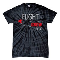 Flight Crew Airplane Birthday Dad, airplane Matching Family Tie-Dye T-Shirt