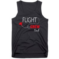 Flight Crew Airplane Birthday Dad, airplane Matching Family Tank Top