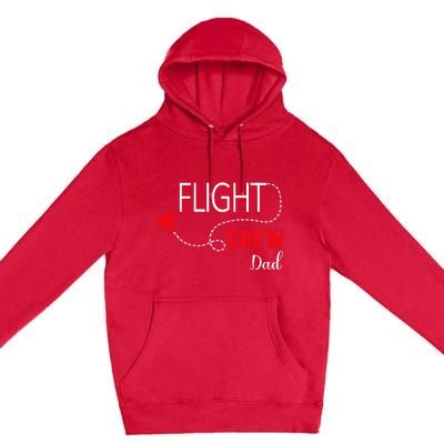 Flight Crew Airplane Birthday Dad, airplane Matching Family Premium Pullover Hoodie