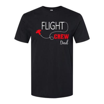 Flight Crew Airplane Birthday Dad, airplane Matching Family Softstyle CVC T-Shirt