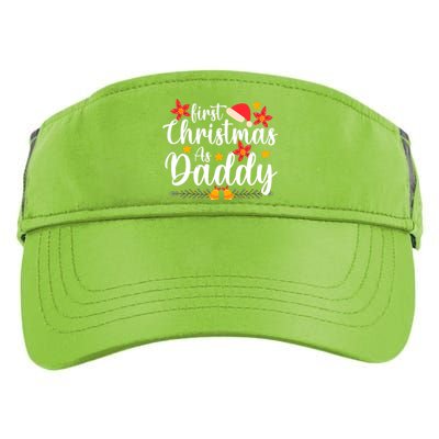 First Christmas As Daddy Funny Xmas Christmas Adult Drive Performance Visor