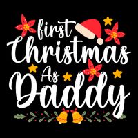 First Christmas As Daddy Funny Xmas Christmas Wool Snapback Cap