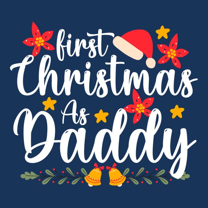 First Christmas As Daddy Funny Xmas Christmas Cool Comfort Performance Bucket Hat