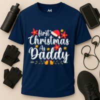 First Christmas As Daddy Funny Xmas Christmas Performance Shirt