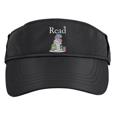 Funny Cute Animals Read Book Fan Adult Drive Performance Visor