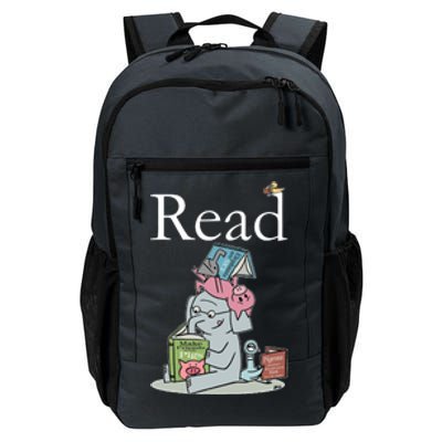 Funny Cute Animals Read Book Fan Daily Commute Backpack