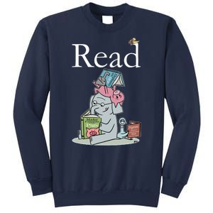 Funny Cute Animals Read Book Fan Sweatshirt