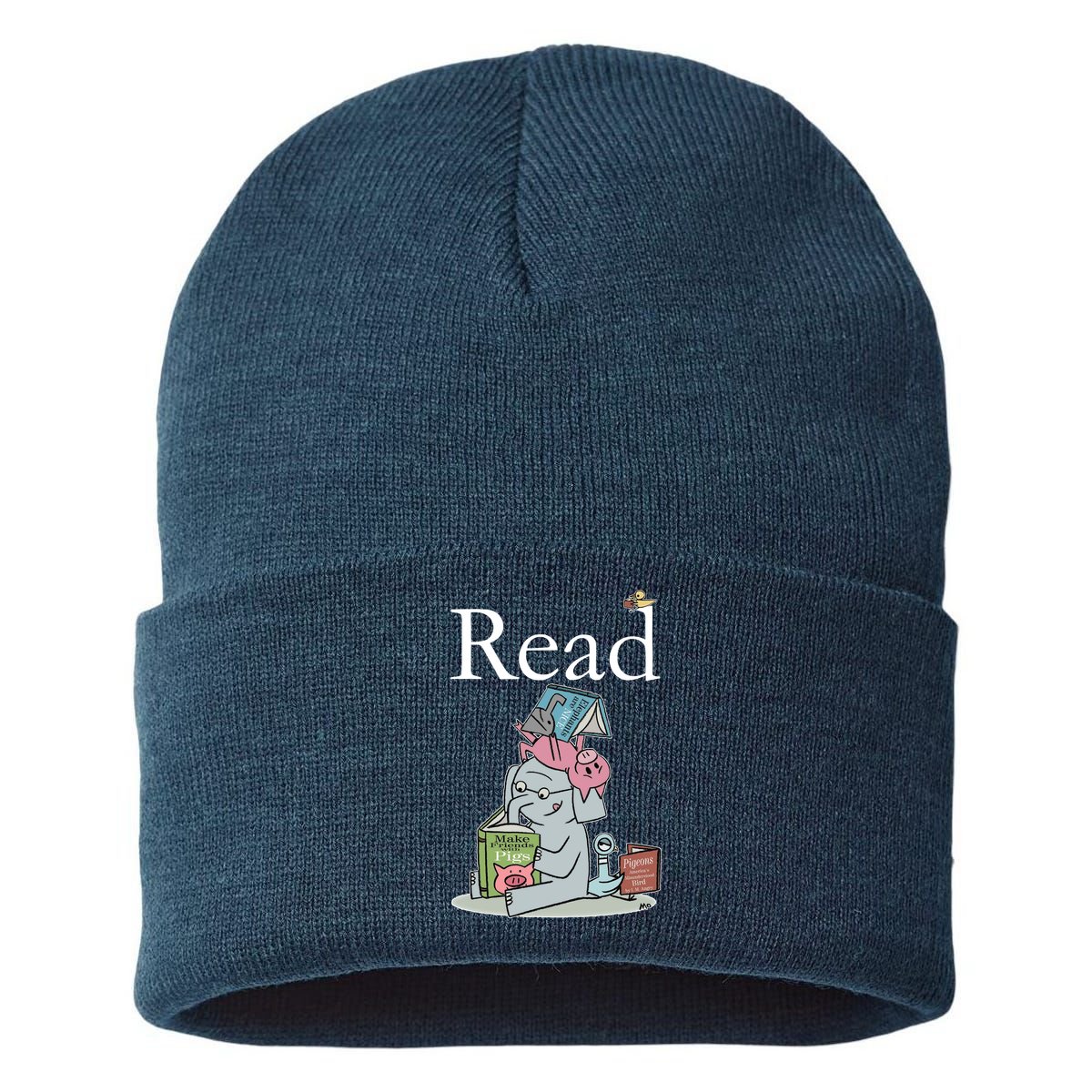 Funny Cute Animals Read Book Fan Sustainable Knit Beanie