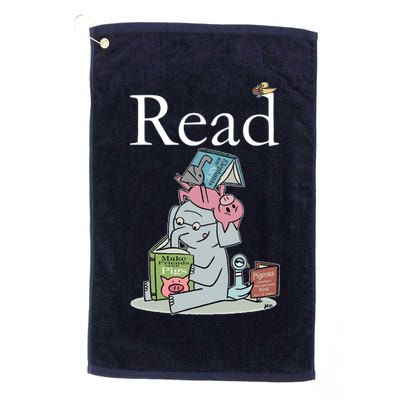 Funny Cute Animals Read Book Fan Golf Towel