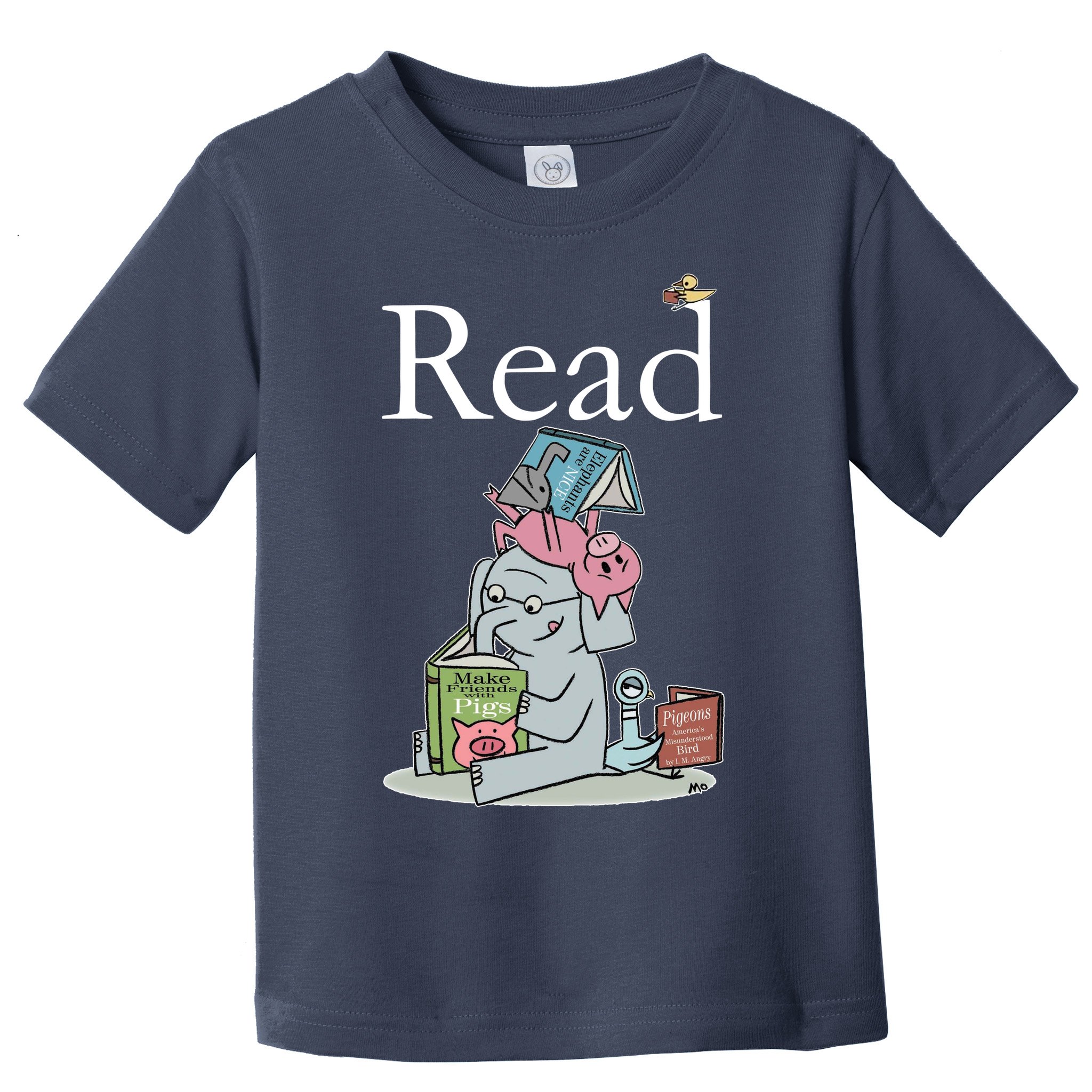 Funny Cute Animals Read Book Fan Toddler T-Shirt