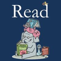 Funny Cute Animals Read Book Fan Ladies Long Sleeve Shirt