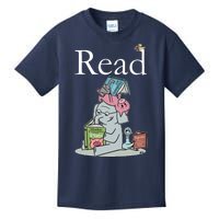 Funny Cute Animals Read Book Fan Kids T-Shirt