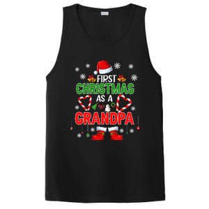 First Christmas As A Grandpa Santa Proud Expecting New Cool Gift PosiCharge Competitor Tank