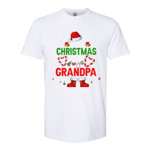 First Christmas As A Grandpa Santa Proud Expecting New Cool Gift Softstyle CVC T-Shirt